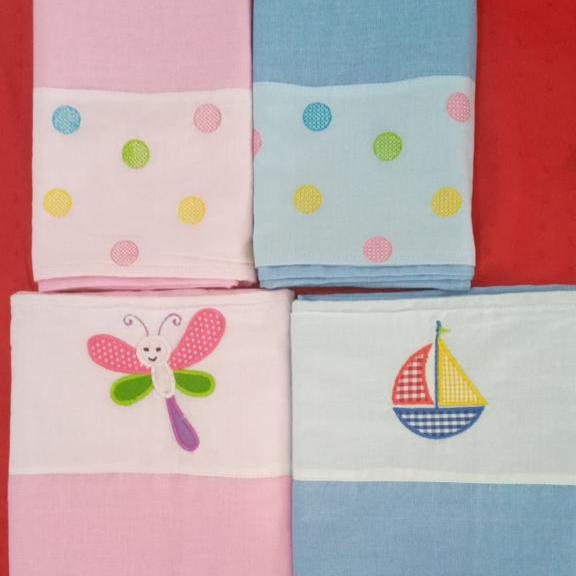 Baby Cotton 25 x 36 inch Towel with Embroidered Design | Softness Wrapped in Love - Fortune Store