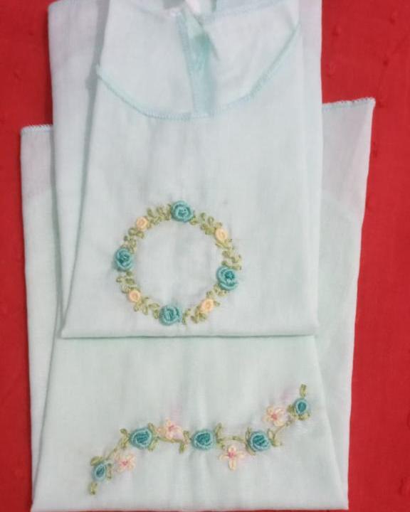 Newborn Baby Dress with Hand Embroidery (0-3 Months) 6Pcs | Delicate Comfort for Little Ones - Fortune Store