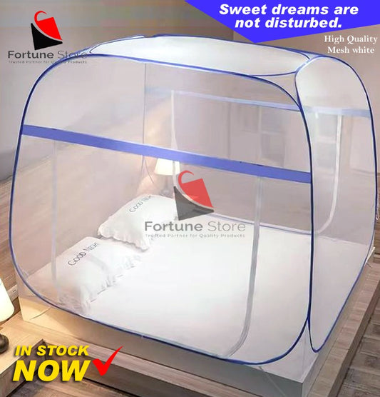 U-Shaped Premium Folding Mosquito Net | Spacious, Durable & Easy to Use | Free Delivery