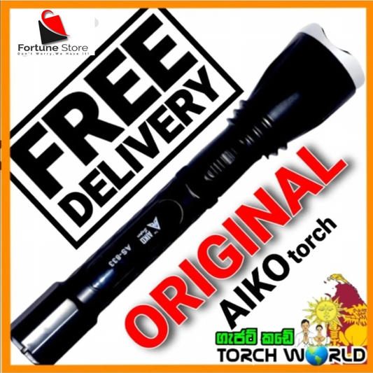Torch Rechargeable & Flashlights Aiko Brand - Free Delivery
