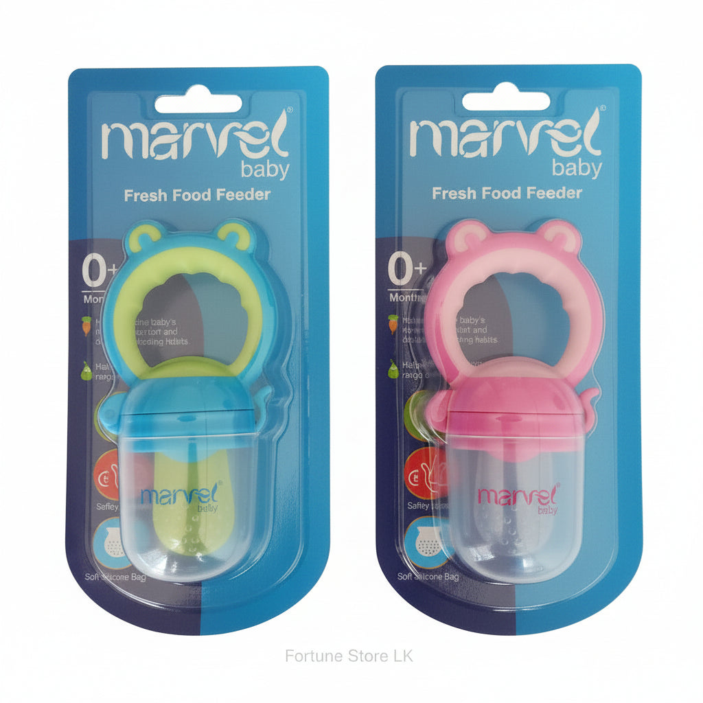 Marvel Baby Fresh Food Feeder | BPA Free Silicone Mesh & Teething Relief