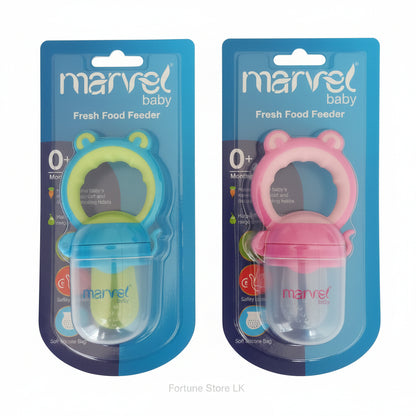 Marvel Baby Fresh Food Feeder | BPA Free Silicone Mesh & Teething Relief