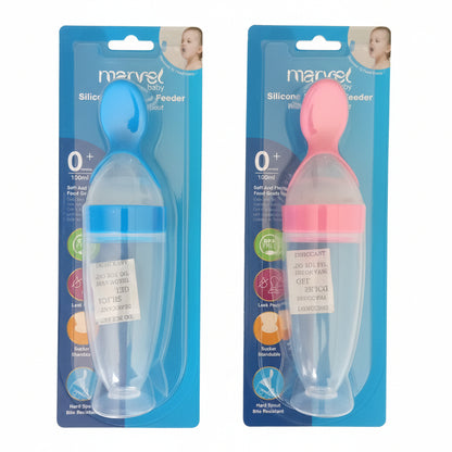 Marvel Baby PP BPA Free Silicone Squeeze Feeder 0M+