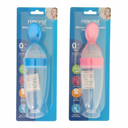 Marvel Baby PP BPA Free Silicone Squeeze Feeder 0M+ - Fortune Store
