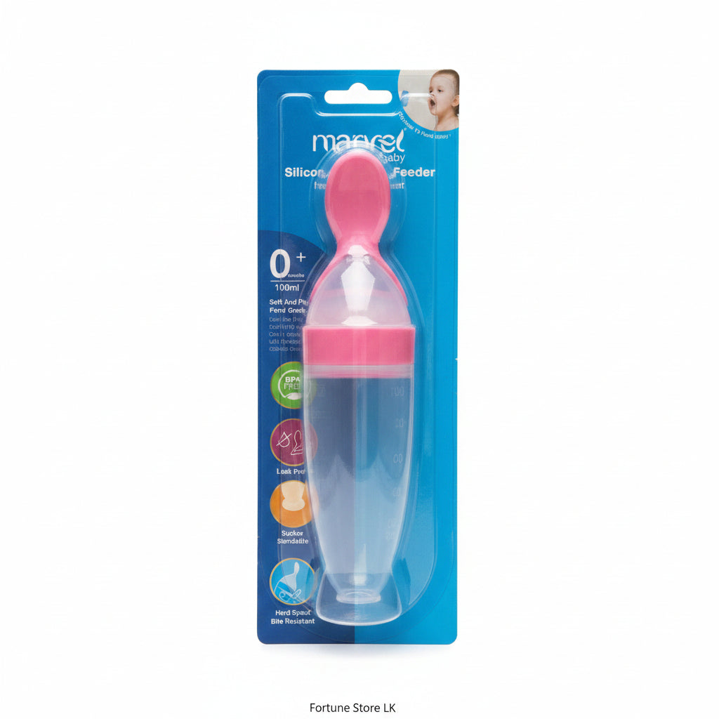 Marvel Baby PP BPA Free Silicone Squeeze Feeder 0M+