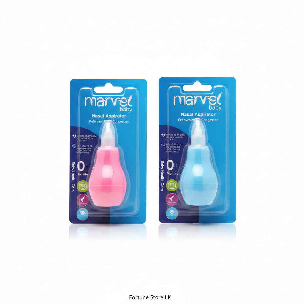 Marvel Baby Dropper Type Nose Cleaner | BPA Free Soft Silicone Nasal Aspirator - Fortune Store