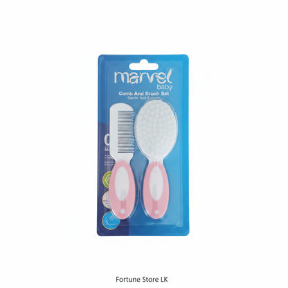 Marvel Baby Premium Brush and Comb Set | Ultra-Soft Bristles & Safe Rounded Teeth - Fortune Store