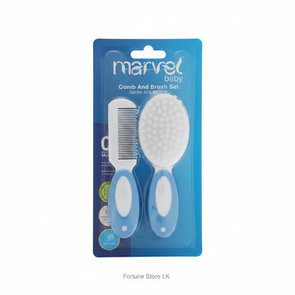 Marvel Baby Premium Brush and Comb Set | Ultra-Soft Bristles & Safe Rounded Teeth - Fortune Store