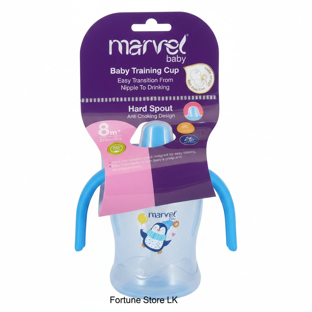 Marvel Baby Training Cup with Easy-Grip Handles 8M+ | BPA-Free Spill-Proof Sippy Cup