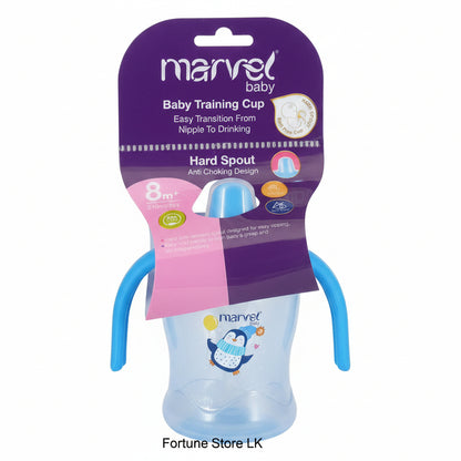 Marvel Baby Training Cup with Easy-Grip Handles 8M+ | BPA-Free Spill-Proof Sippy Cup