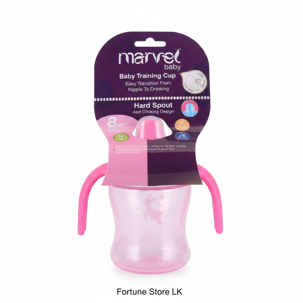 Marvel Baby Training Cup with Easy-Grip Handles 8M+ | BPA-Free Spill-Proof Sippy Cup
