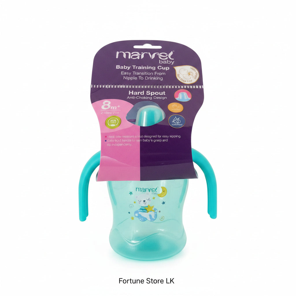 Marvel Baby Training Cup with Easy-Grip Handles 8M+ | BPA-Free Spill-Proof Sippy Cup