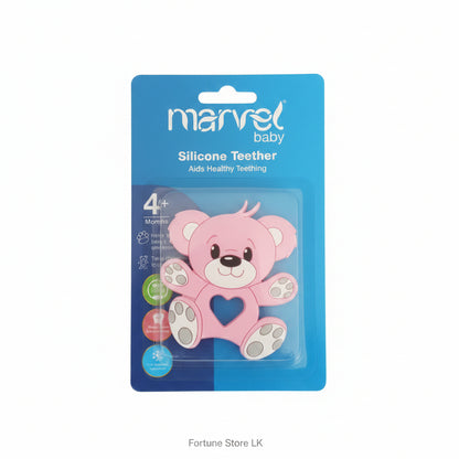 Marvel Baby 100% Food-Grade Silicone Teether (4M+) – Soft Soothing Teething Toy for Babies