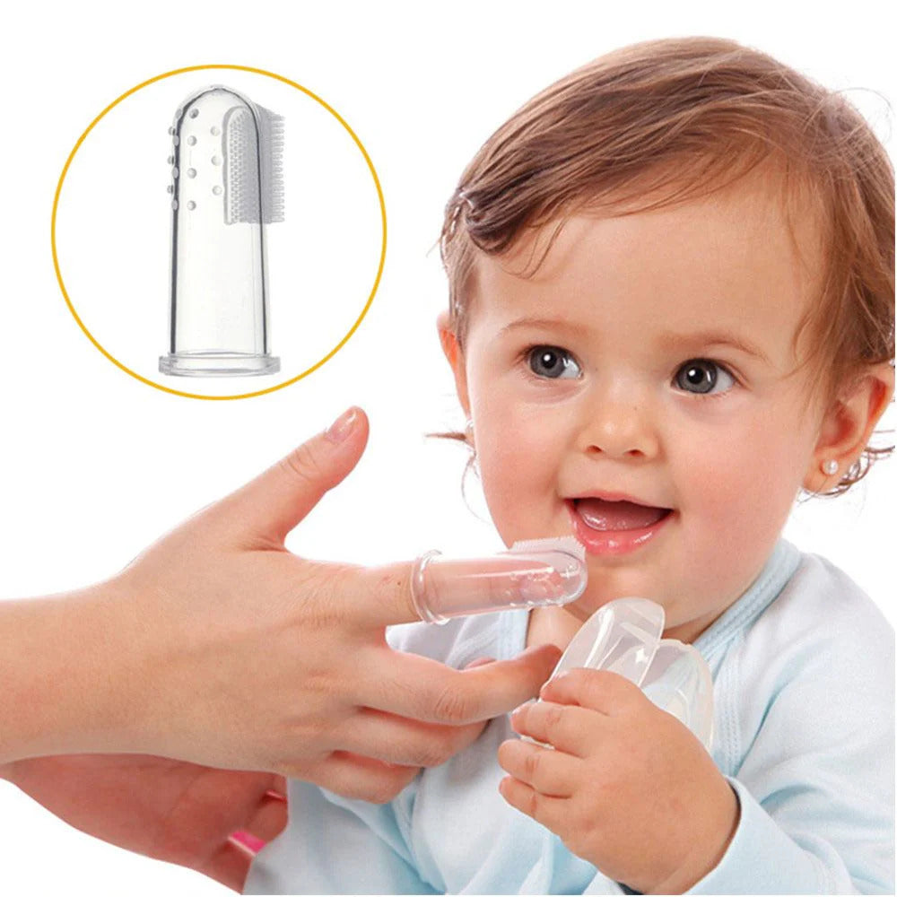 Baby Finger Toothbrush | Soft Silicone Bristles | BPA-Free | Free Delivery - Fortune Store