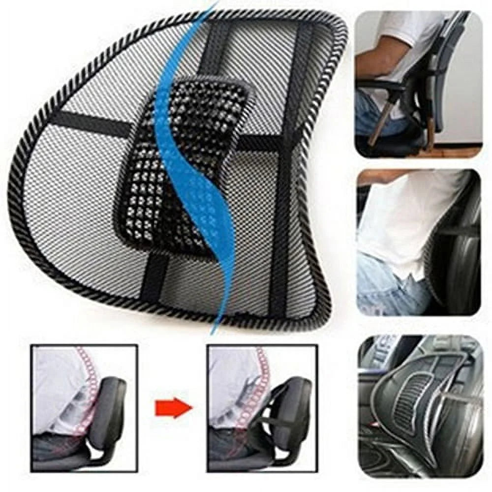 Mesh Back Support for Chairs Car Seat Back Pain Relief