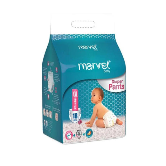 Marvel Baby Diaper Pants XXL 17Kg+ - 18pcs | Comfort and Convenience for Your Little One