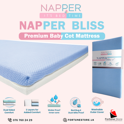 Napper Bliss 4″ Baby Cot Mattress – Premium Comfort & Protection for Your Little One