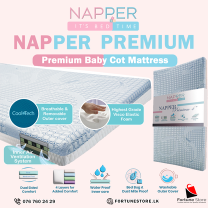 Napper Premium 4″ Baby Cot Mattress – Ultimate Comfort for Your Baby’s Sleep