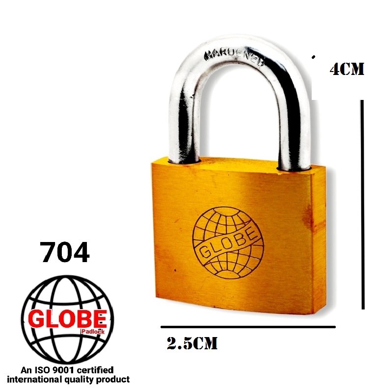 3 PC PADLOCK PACK [ HIGH QUALITY GLOBE BRAND ] - FREE DELIVERY