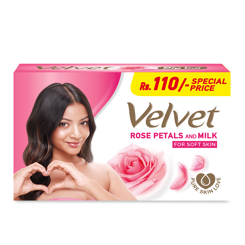 Velvet Soap Rose Petals & Milk 70g | Soft, Nourishing & Fragrant Skin Care - Fortune Store