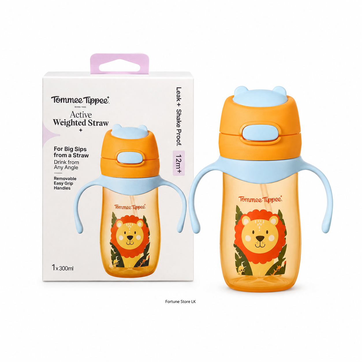 Tommee Tippee Weighted Straw Cup 12m+ 300ml | BPA-Free Toddler Cup