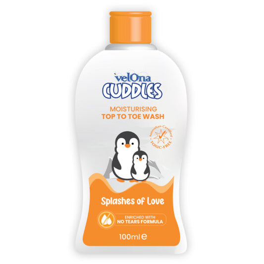 Velona Cuddles Moisturising Top to Toe Wash 100ml - Fortune Store
