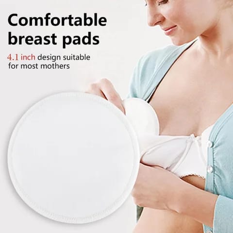 Washable Nursing Breast Pads 6Pcs | Reusable, Soft & Absorbent | Free Delivery - Fortune Store