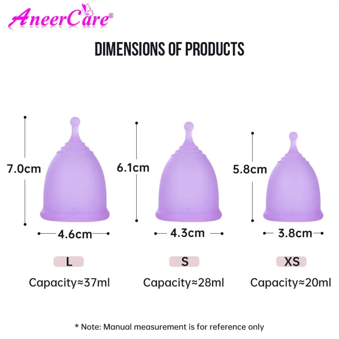 Reusable Menstrual Cup – Small & Large | Safe, Comfortable & Eco-Friendly Period Care | Free Delivery