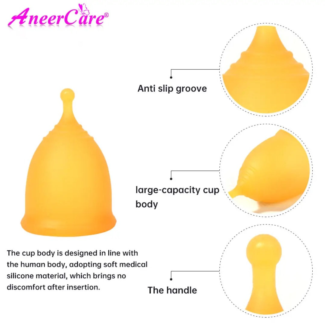 Reusable Menstrual Cup – Small & Large | Safe, Comfortable & Eco-Friendly Period Care | Free Delivery