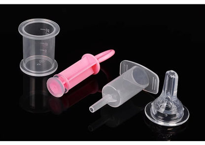 Baby Syringe Feeder with Silicone Tip | Precise Oral Medicine & Liquid Supplement Dispenser - Fortune Store