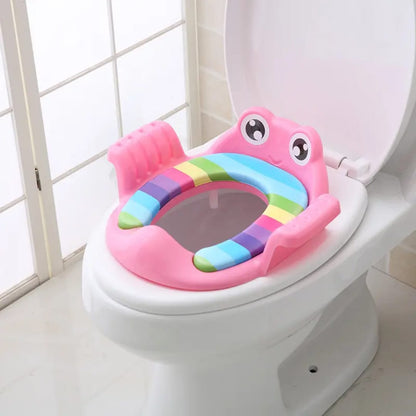 Premium Portable Baby Toilet Training Potty Seat | Ergonomic & Non-Slip Toddler Toilet Trainer