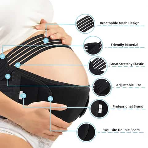 Maternity Support Belt | Supportive & Adjustable Pregnancy Belt | Free Delivery - Fortune Store