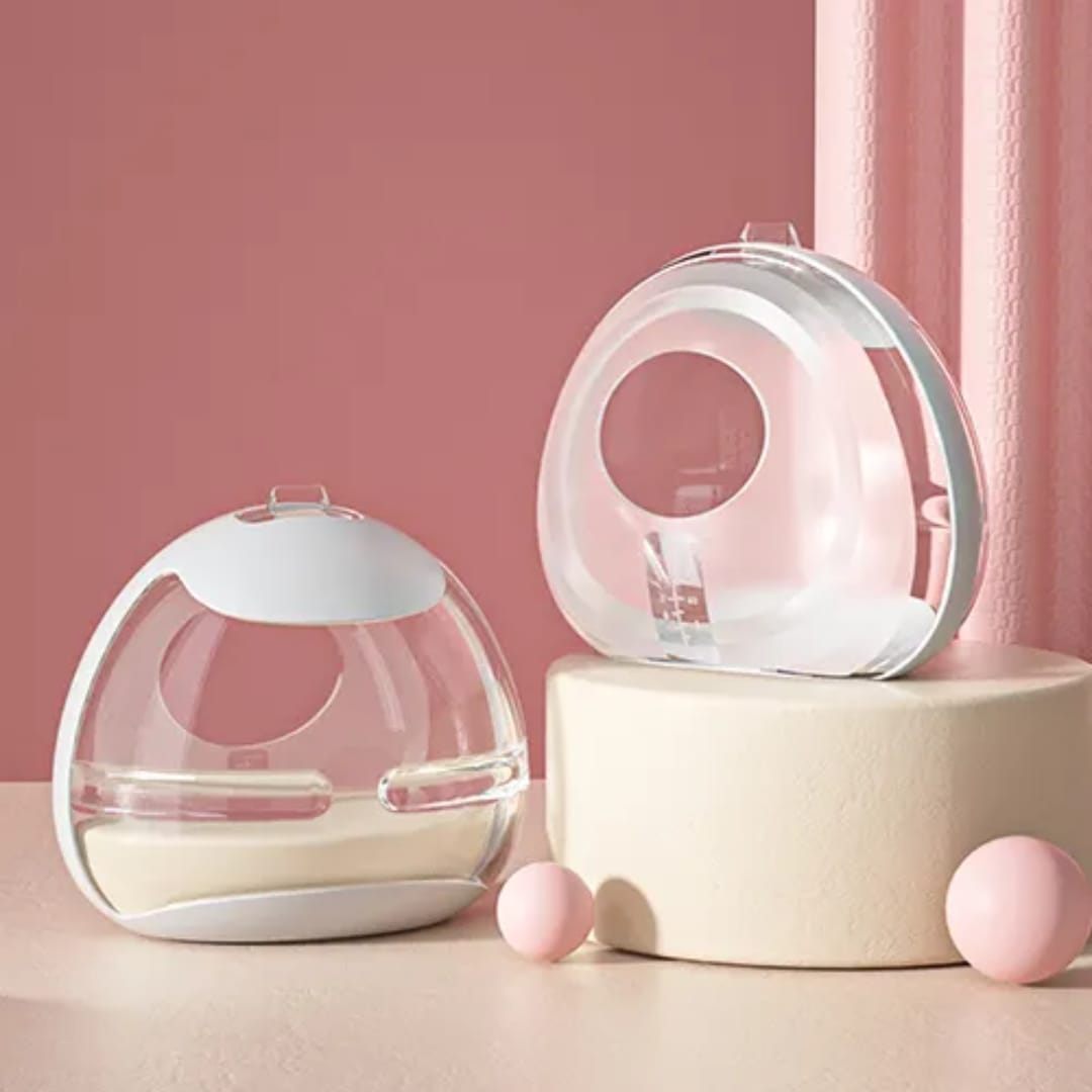 2-in-1 Hands-Free Breast Milk Collector with Manual Breast Pump 1 pcs | Convenient & Efficient Feeding Solution | Free Delivery - Fortune Store