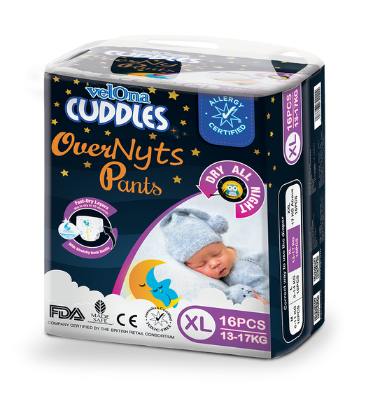 Velona Cuddles Looney Tunes OverNyts Pant XL 16 Pcs 13 - 17Kg | The Ultimate Nighttime Shield for Fun and Restful Sleep - Fortune Store