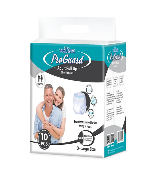 Velona Pro Guard Adult Diaper Pants XL 10pcs 51–63 Inch - Fortune Store