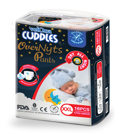 Velona Cuddles Looney Tunes OverNyts Pant XXL 16 Pcs 17Kg Above | Uninterrupted Sleep and Superior Protection All Night Long - Fortune Store