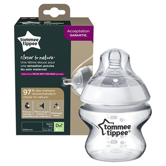 Tommee Tippee Closer to Nature Feeding Bottle 150ml: The Perfect Choice for Your Baby’s Feeding Needs - Fortune Store