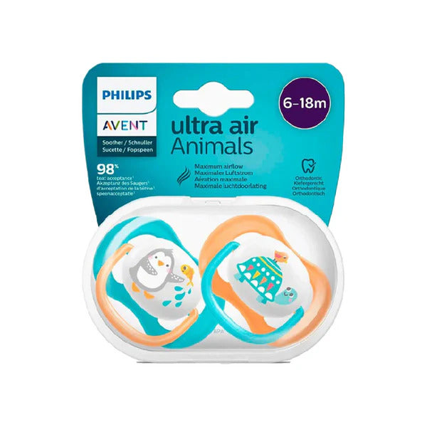 Philips Avent Ultra Air Pacifier 6-18 Months | Gentle Soothing and Skin Protection for Growing Babies - Fortune Store