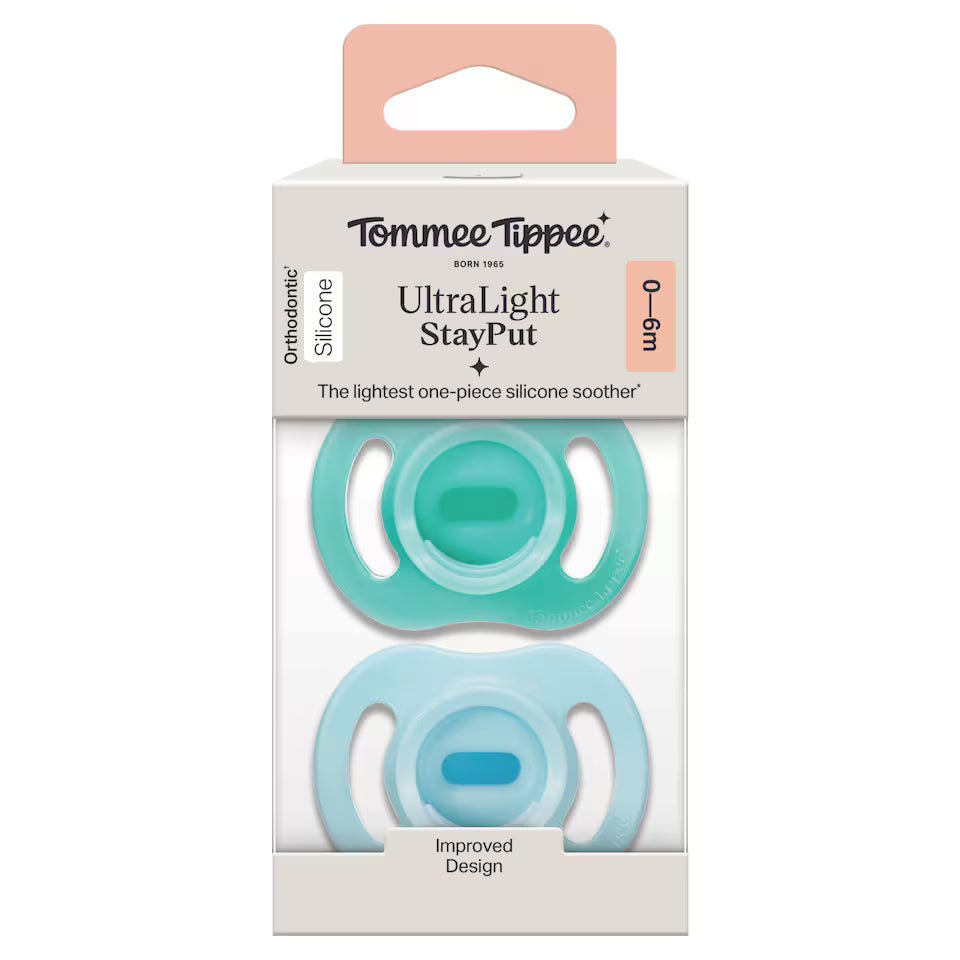 Tommee Tippee Ultra-Light Silicone Soother 0-6m – Lightweight & Comfortable for Your Baby
