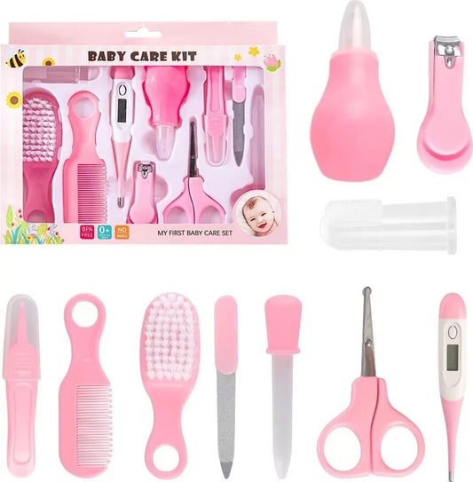 Baby Care Kit 10 in 1 | 10pcs Baby Grooming & Healthcare Kit Gift Pack | 10 in 1 Baby Gift Pack
