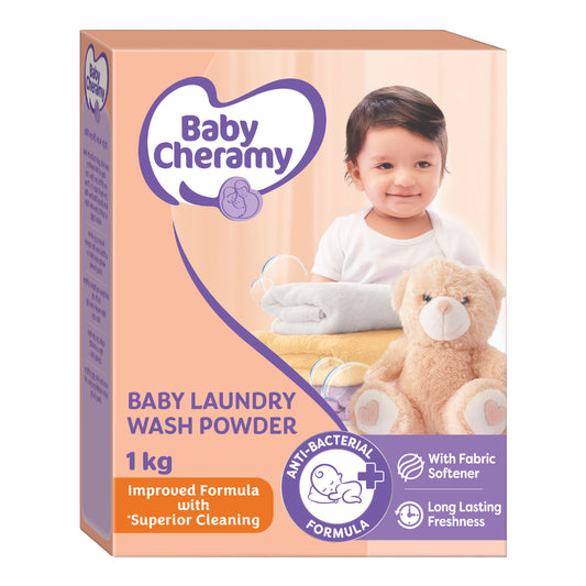 Baby Cheramy Laundry Wash Powder 400g / 1kg | Pure cleanliness and signature mildness for your baby’s delicate clothes. - Fortune Store