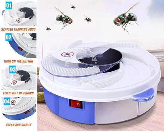 Rotating Fly Catcher USB type Electric Fly Trap with bait Pest Control Electric anti Fly Killer Trap Pest Catcher - Fortune Store