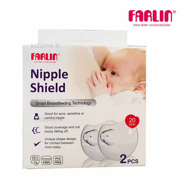 Farlin Nipple Shield (20mm) - Soft & Comfortable Breastfeeding Aid