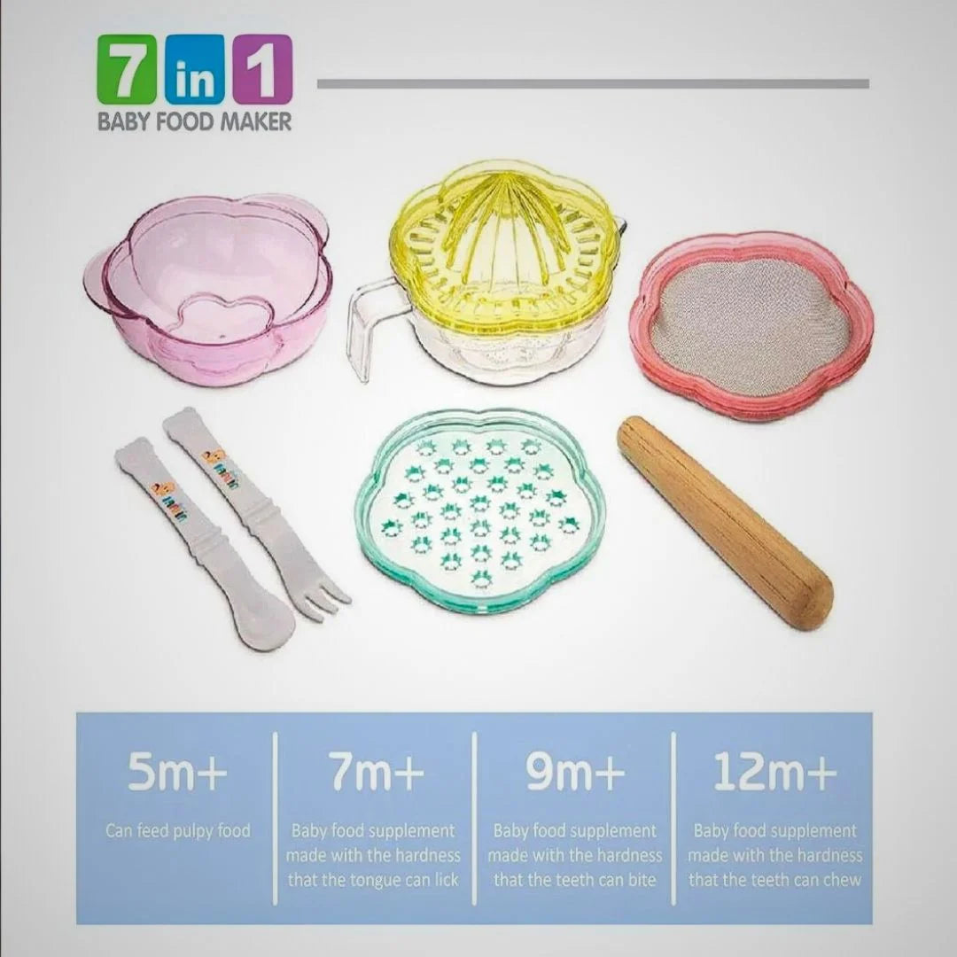 Farlin 7-In-1 Baby Food Maker | Fresh, Healthy, and Nutritious Meals for Your Baby | Made Simple - Fortune Store