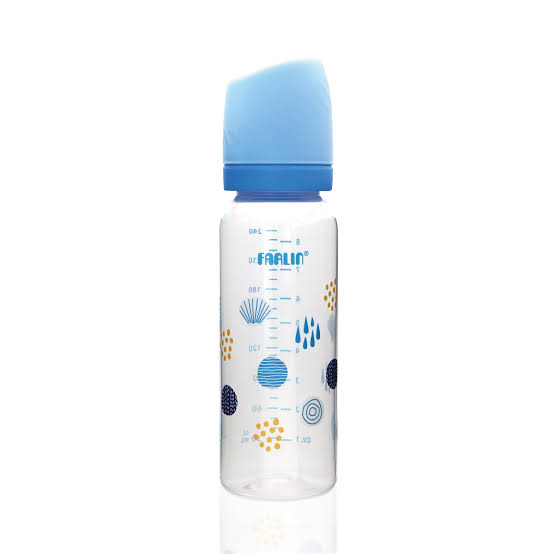 Farlin PP Standard Neck Feeder 240ml 3m+ | BPA-Free Baby Feeding Bottle