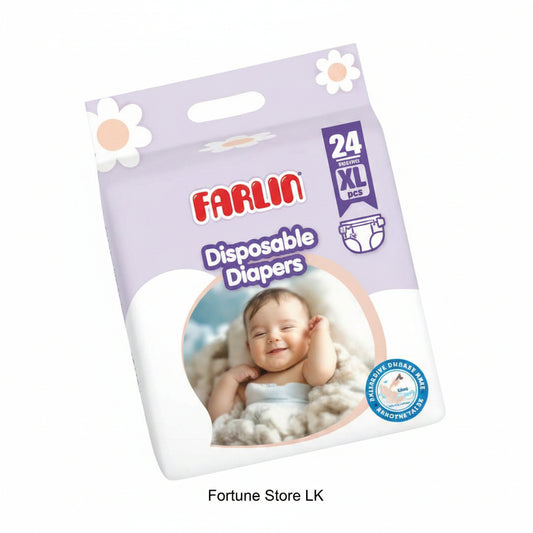 Farlin Baby Diapers XL TAPE 16Pcs | 24Pcs | 80Pcs 13+kg | Ultimate Comfort & Leak Protection | Free Delivery - Fortune Store