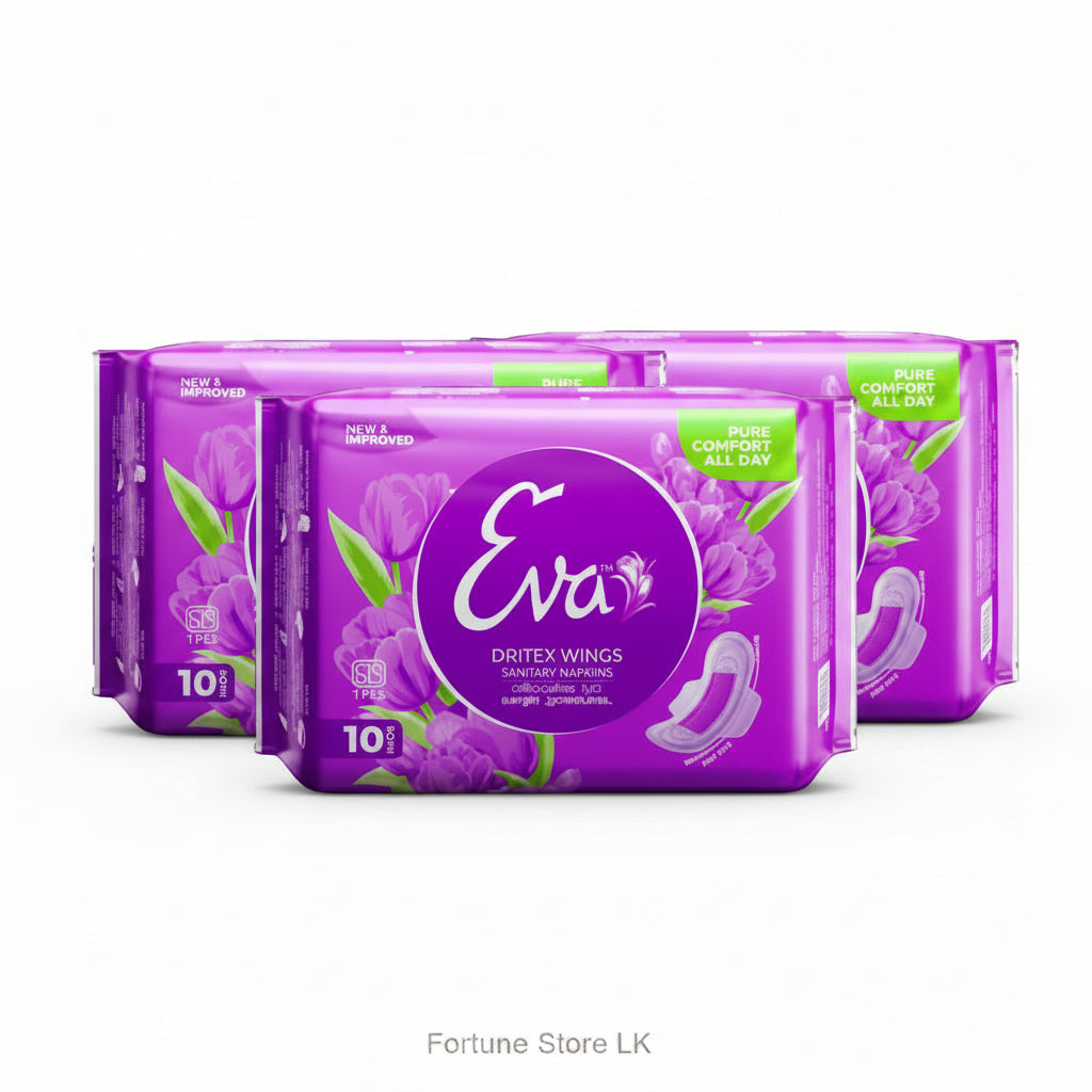 Eva Dritex Wings Sanitary Napkins 10 Pcs