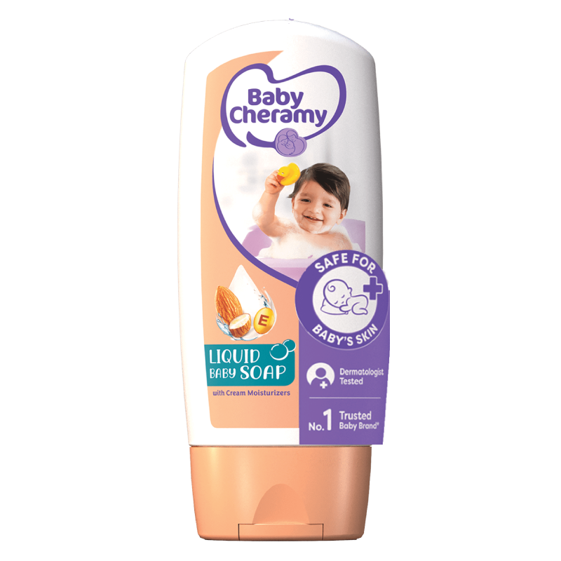 Baby Cheramy Liquid Baby Soap 100ml | Gentle Baby Cleanser for Sensitive Skin