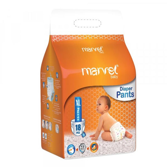 Marvel Baby Diaper Pants XL - 36pcs | Comfort and Convenience for Your Little One - Fortune Store