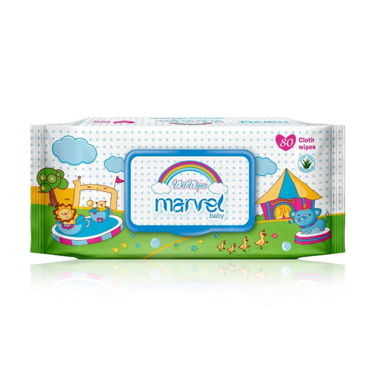 Marvel Baby Wet Wipes | Gentle Care for Your Baby’s Delicate Skin 80Pcs - Fortune Store